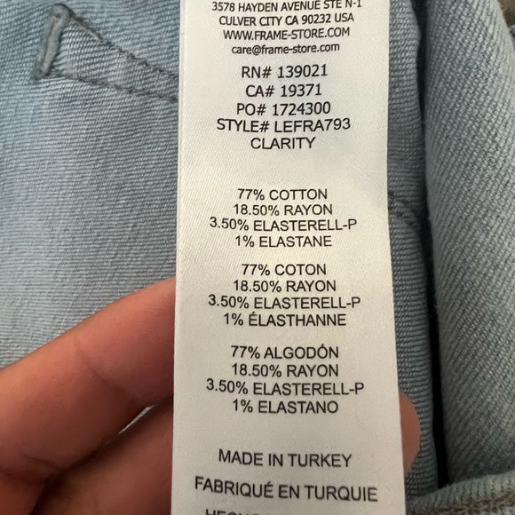 FRAME ale Easy Flare denim - Picture 3 of 8